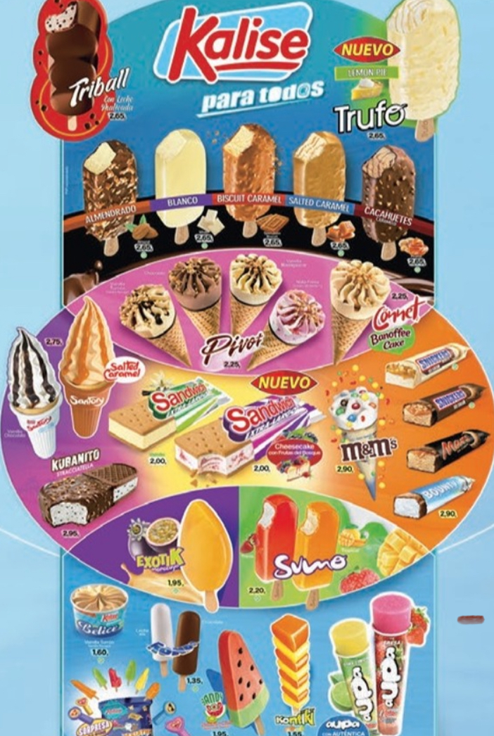 HELADOS VARIOS
