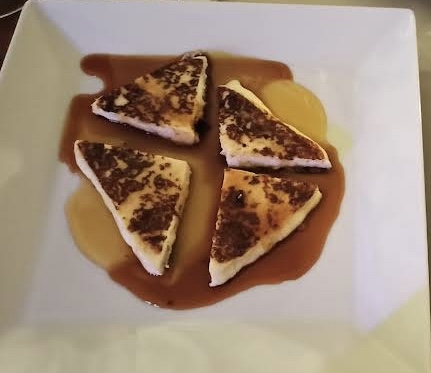 QUESO A LA PLANCHA CON MIEL